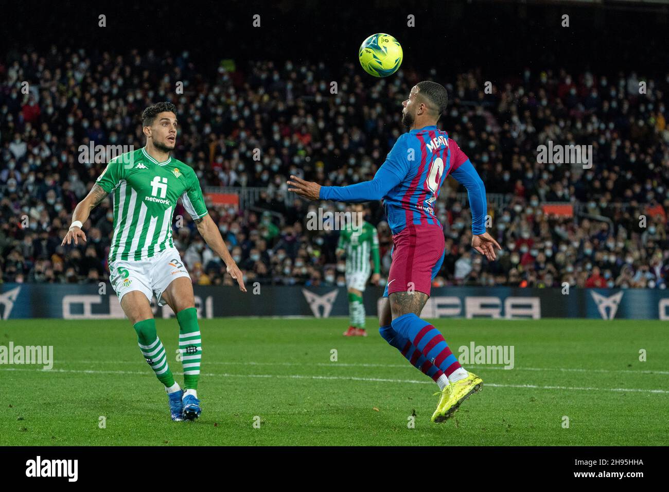 Barcelona, Spain, 4, December, 2021.  Spanish La Liga: FC Barcelona v Real Betis.  Credit: Joan Gosa/Alamy Live News Stock Photo