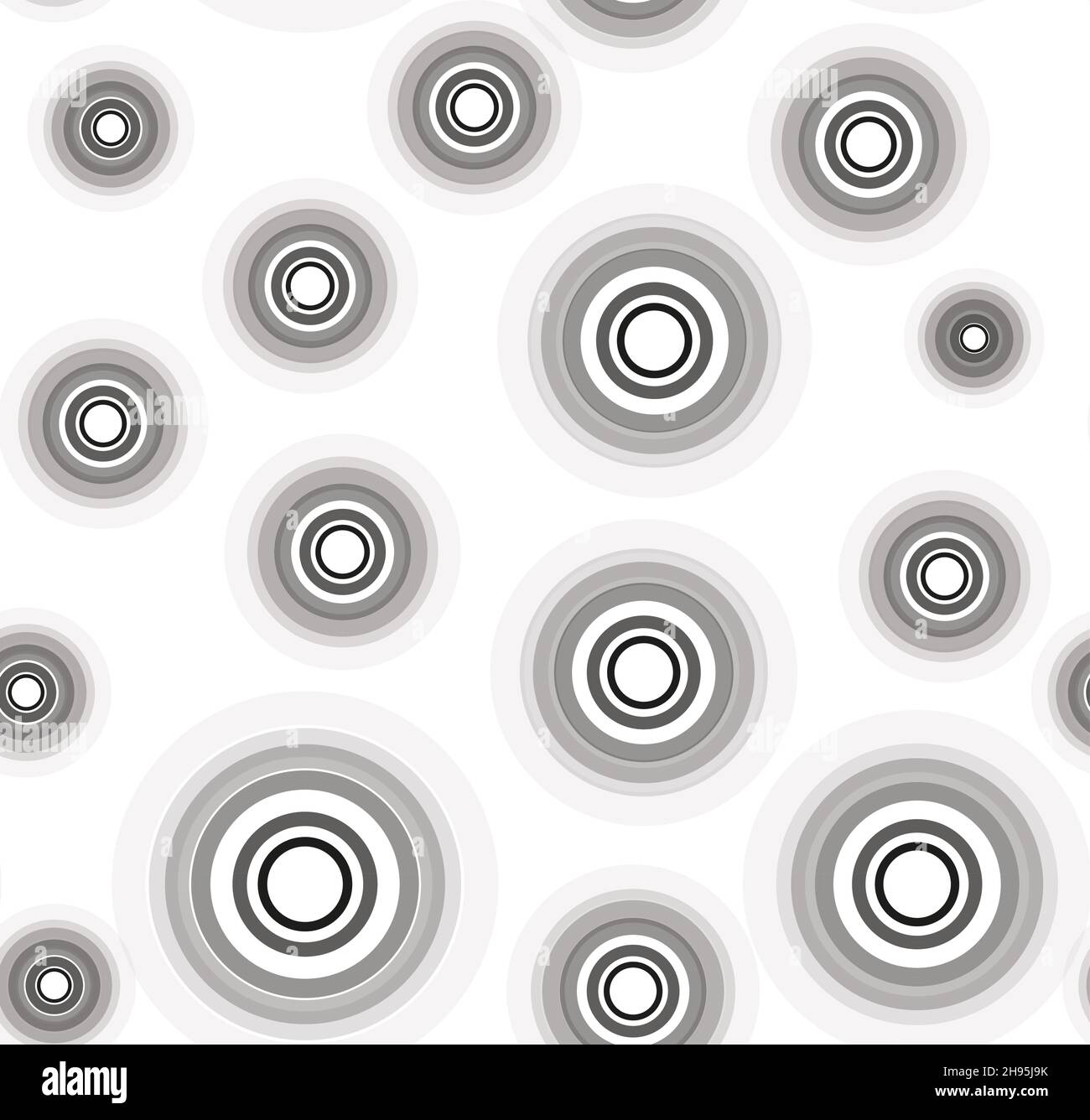 Geometric seamless pattern with circles, stripes, dots. Pattern for fashion and wallpaper. Vector illustration. Stock Vector