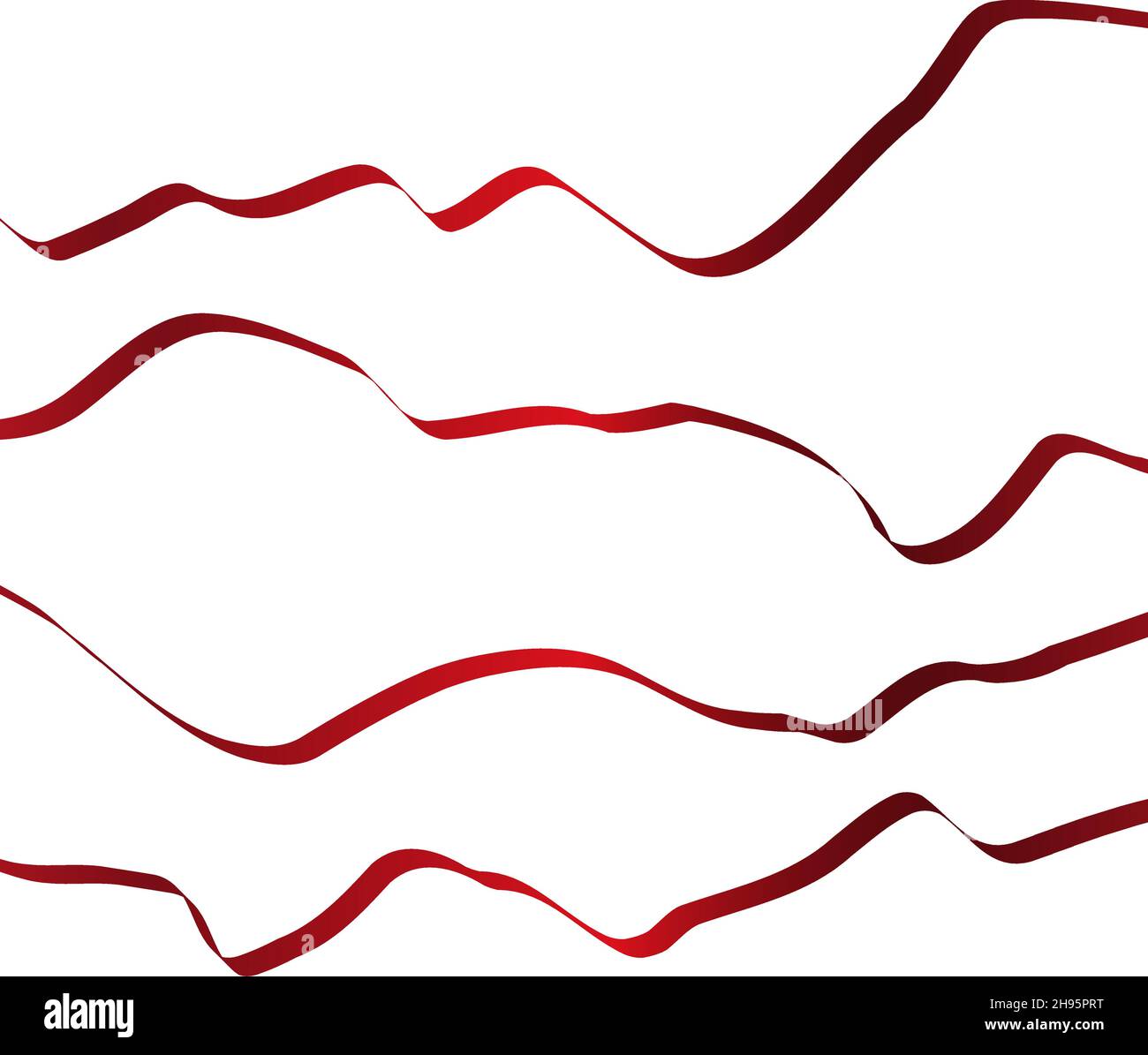 vector red ribbon on a white background Stock Vector Image & Art - Alamy