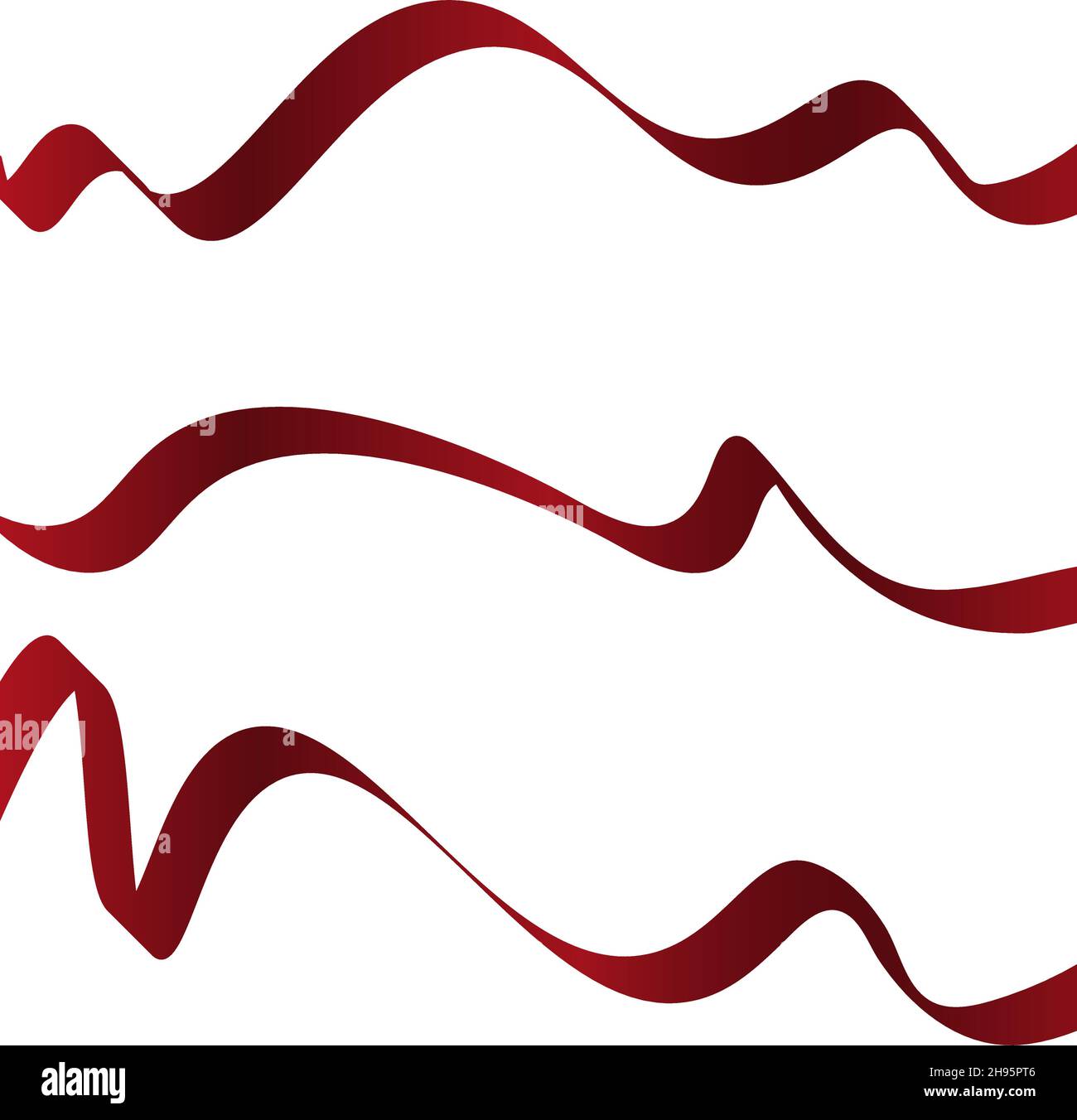 vector red ribbon on a white background Stock Vector Image & Art - Alamy