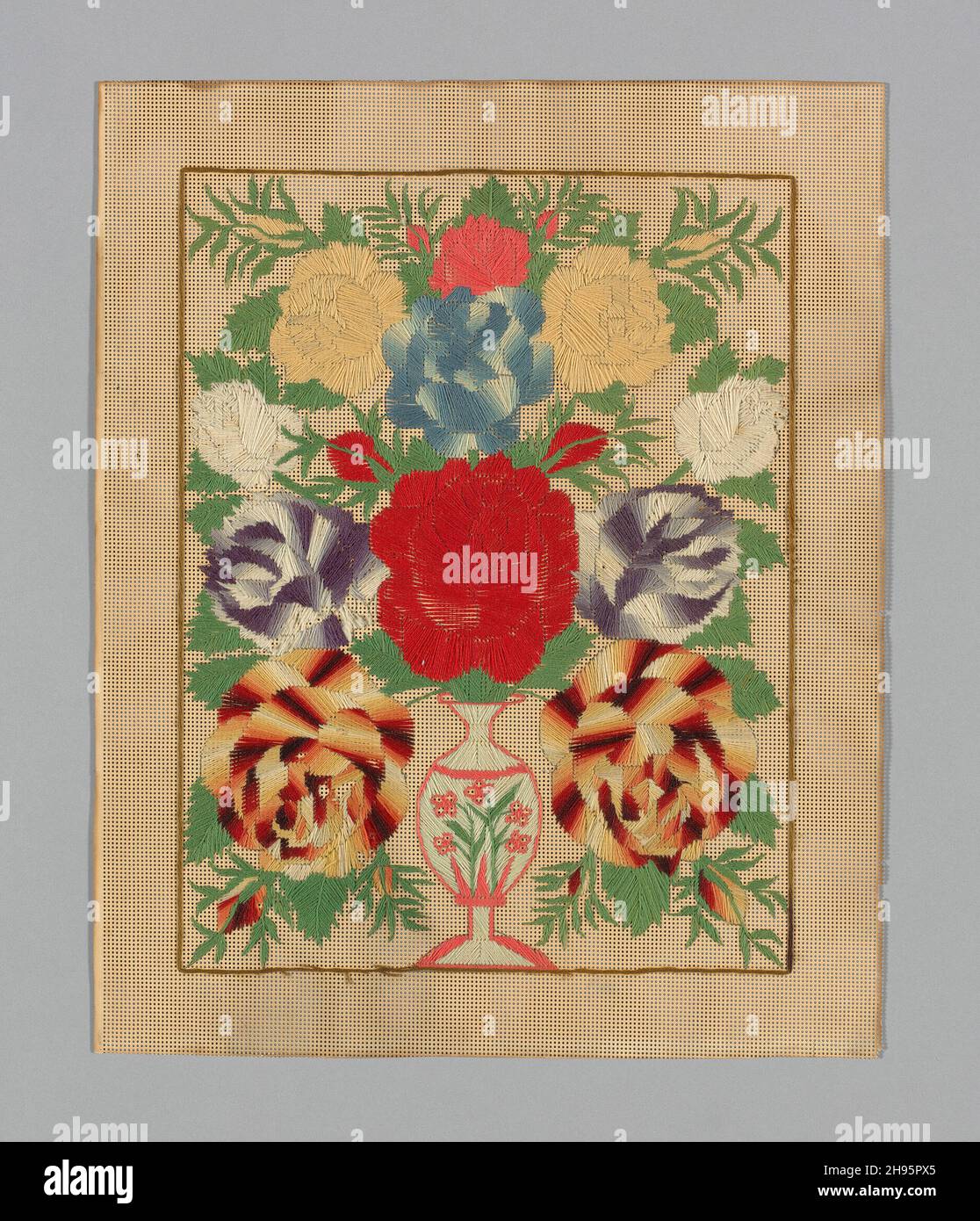 Picture (Unfinished) (Needlework), Europe, 19th century Stock Photo Alamy