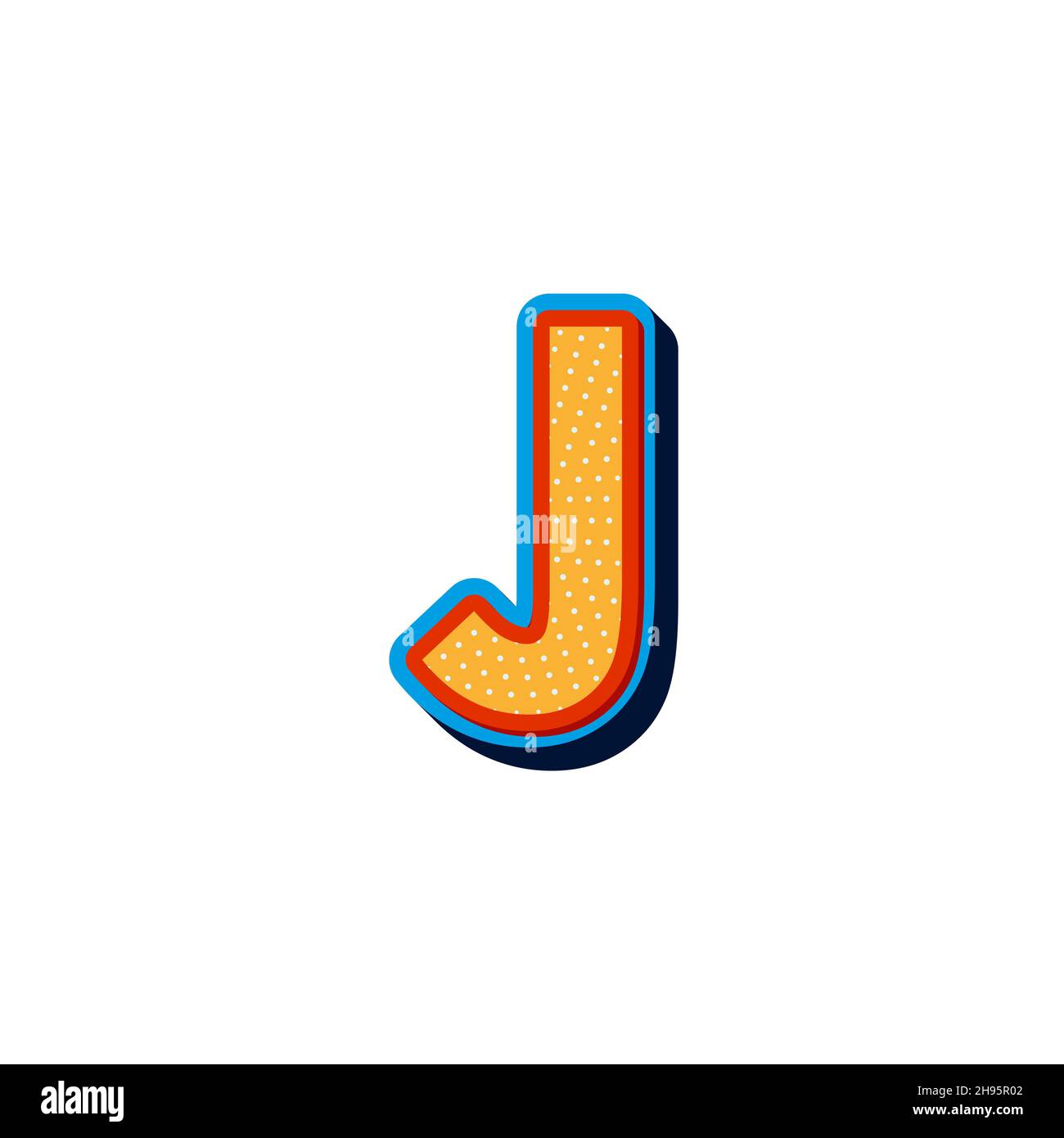 Image Lette Comic VECTOR 3D FONT LETTE Stock Vector Image & Art - Alamy
