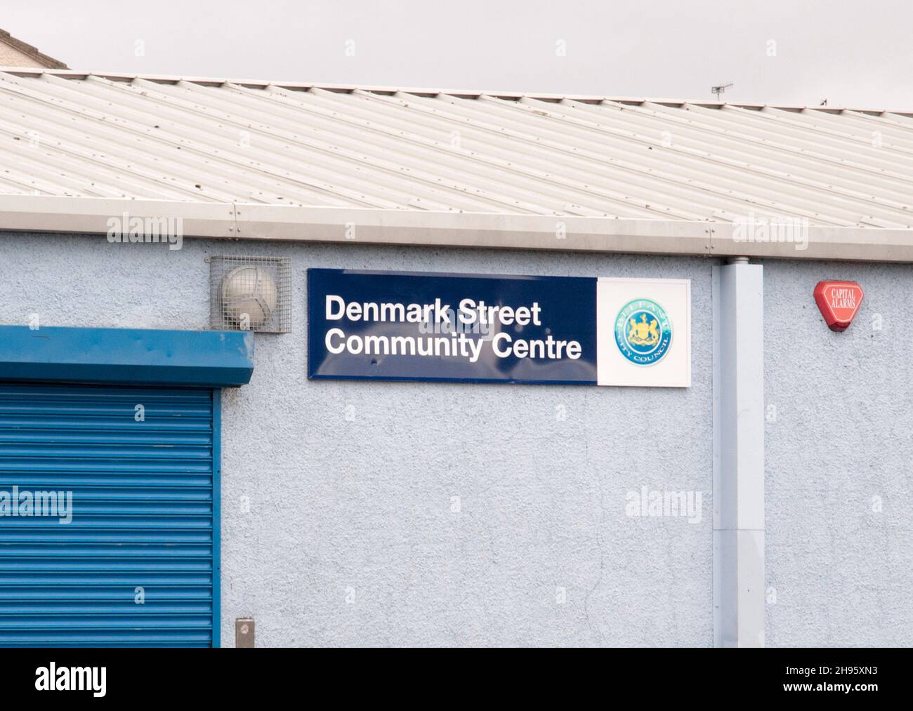 Denmark Street Community Centre Shankill Belfast Northern Ireland Stock Photo