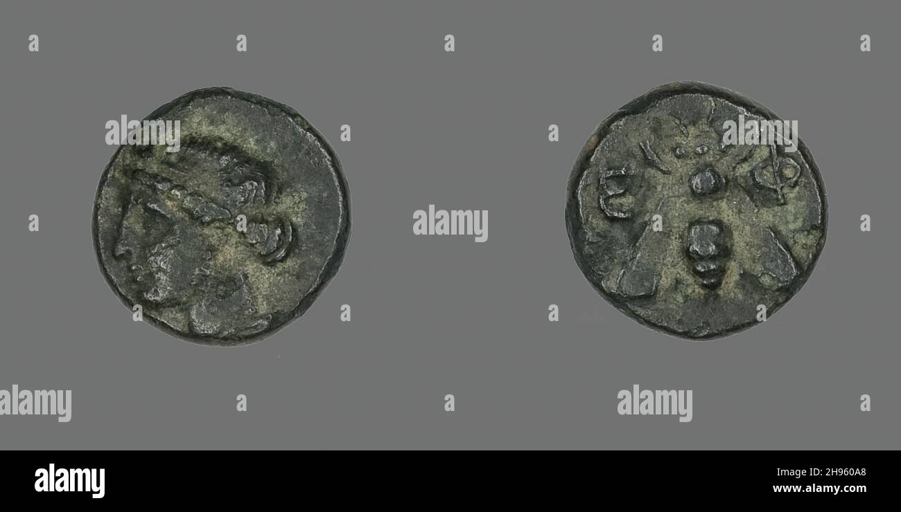 Coin Depicting the Goddess Artemis, 258202 BCE Stock Photo Alamy