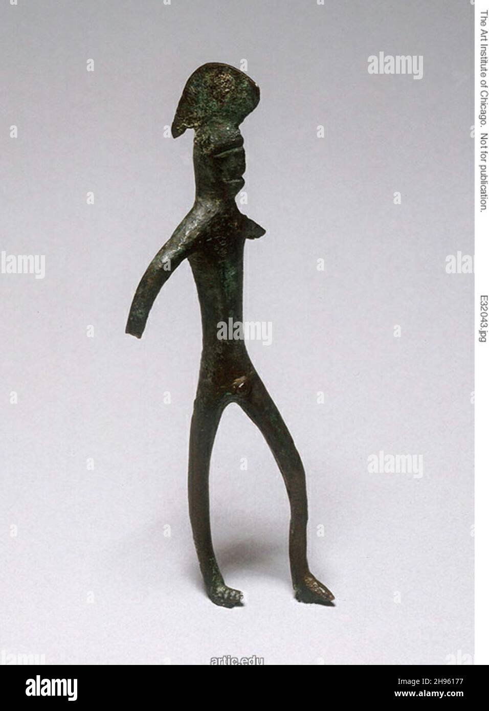 Statuette of a Warrior, 5th century BCE. Stock Photo