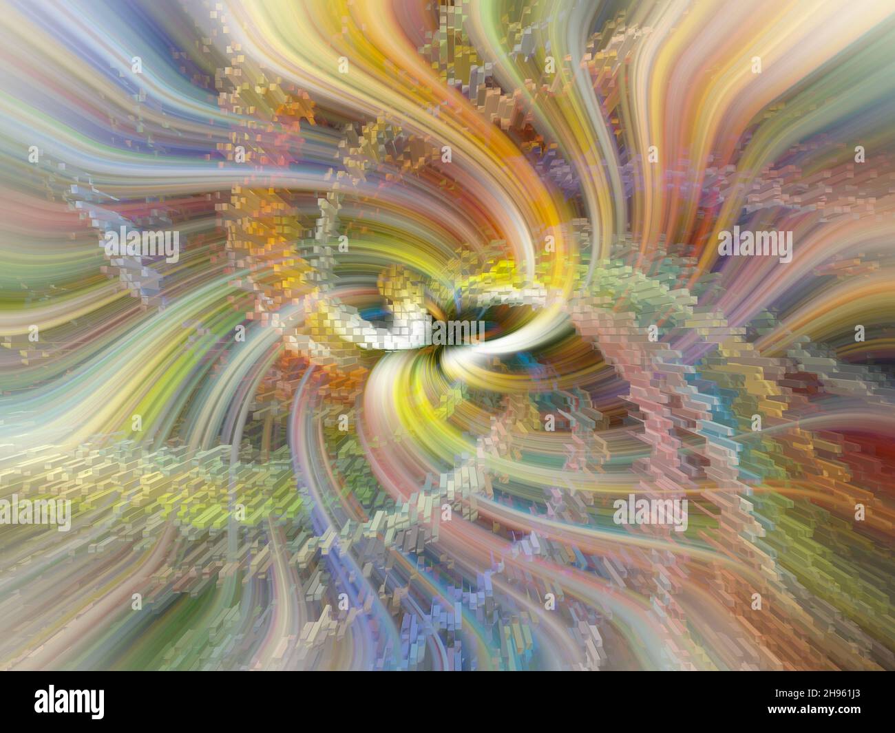Multicoloured fractal hi-res stock photography and images - Alamy