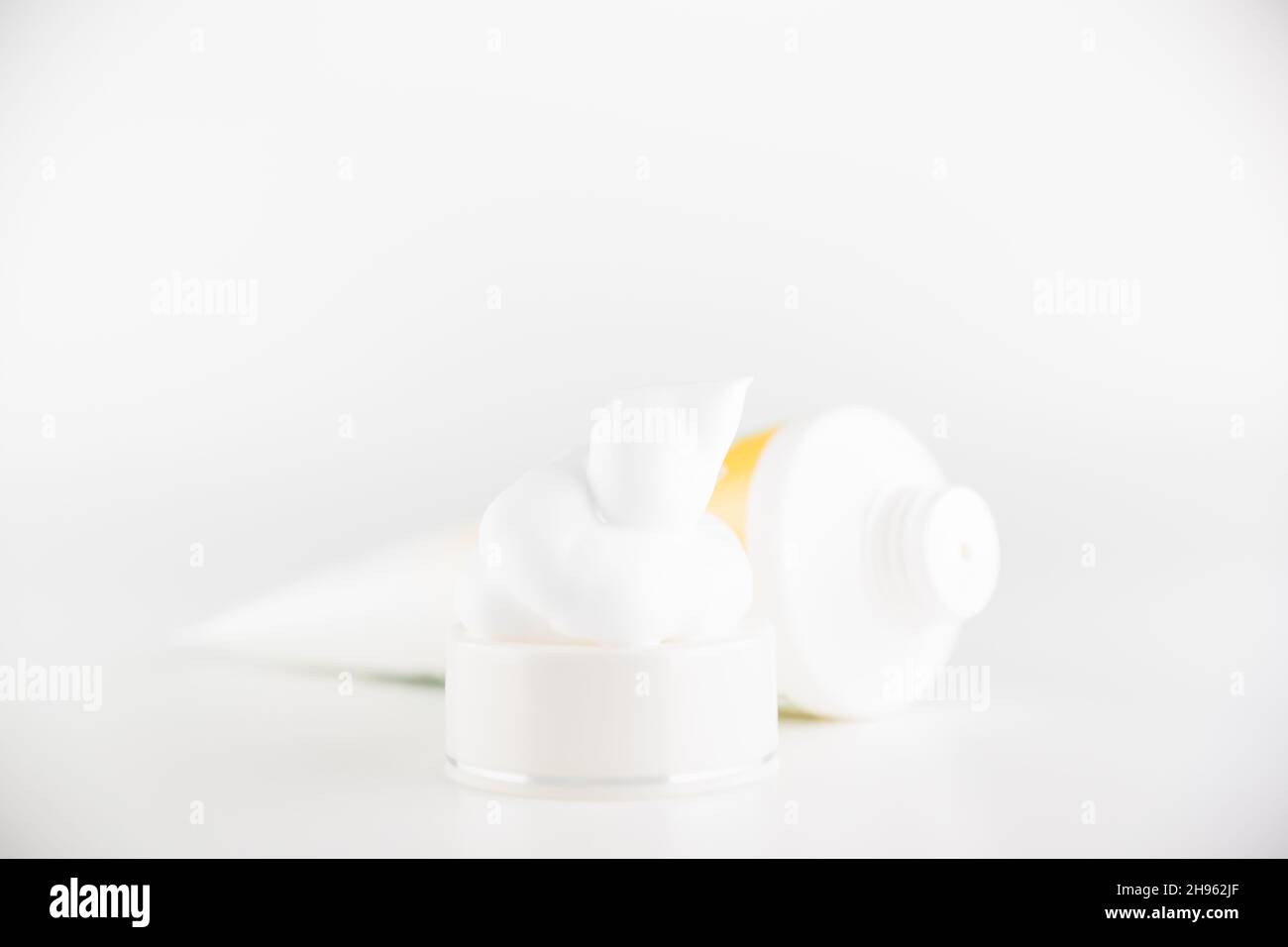 tube with medical cream isolated on a white background Stock Photo - Alamy