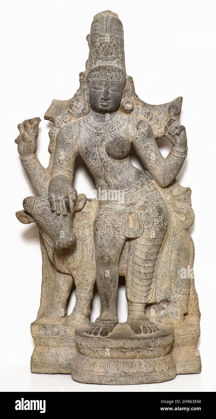 God Shiva as Lord Who Is Half-Male, Half-Female (Ardhanarishvara ...