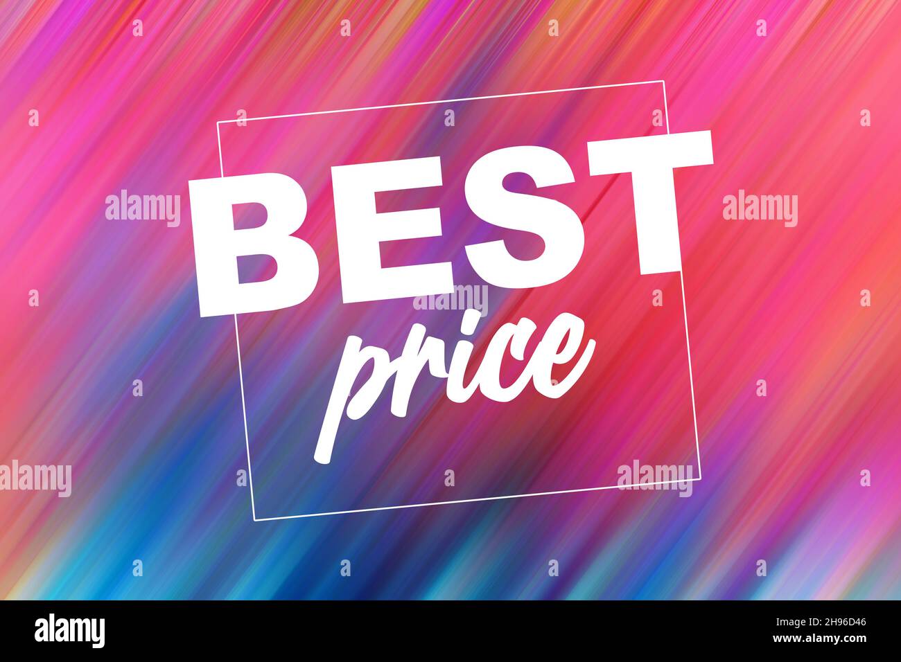 Best Price words on abstract motion background. Sales business discount concept Stock Photo