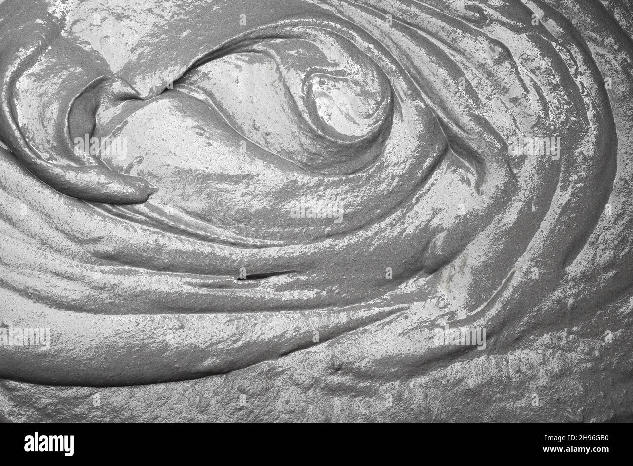 Wet Concrete or motrar mixing texture. Gray mortar, concrete surface