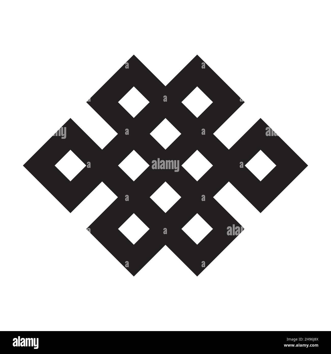 Endless knot - black vector symbol Stock Vector Image & Art - Alamy