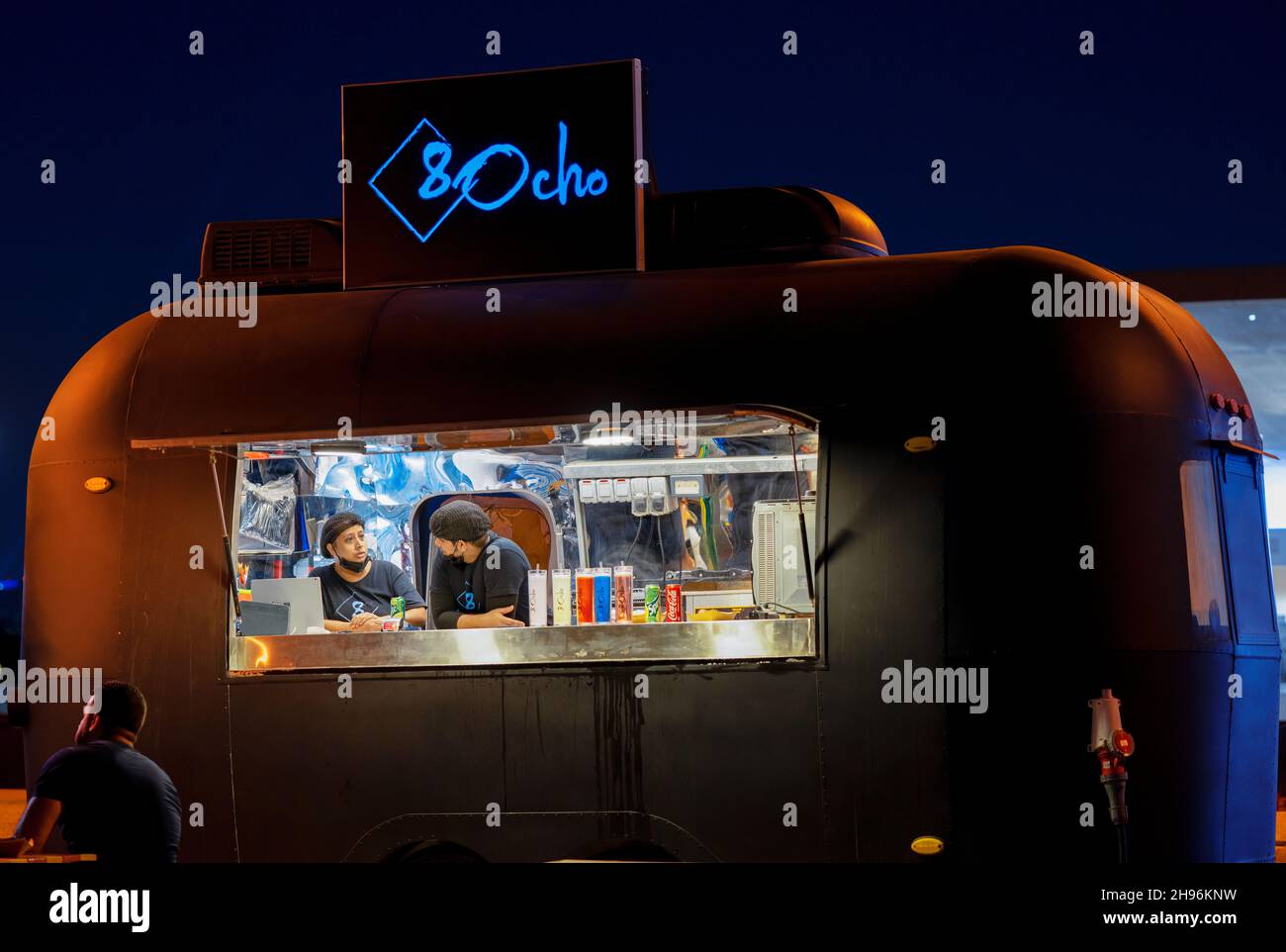 Street Food Outlets in Doha corniche / QATAR Stock Photo Alamy