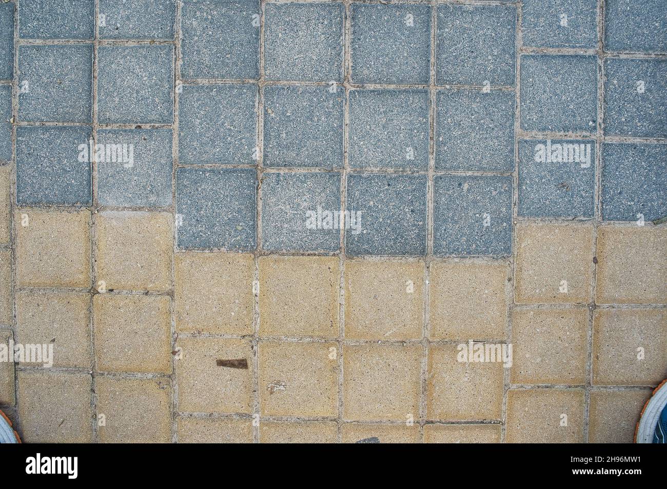 stone path of various colors, close up Stock Photo