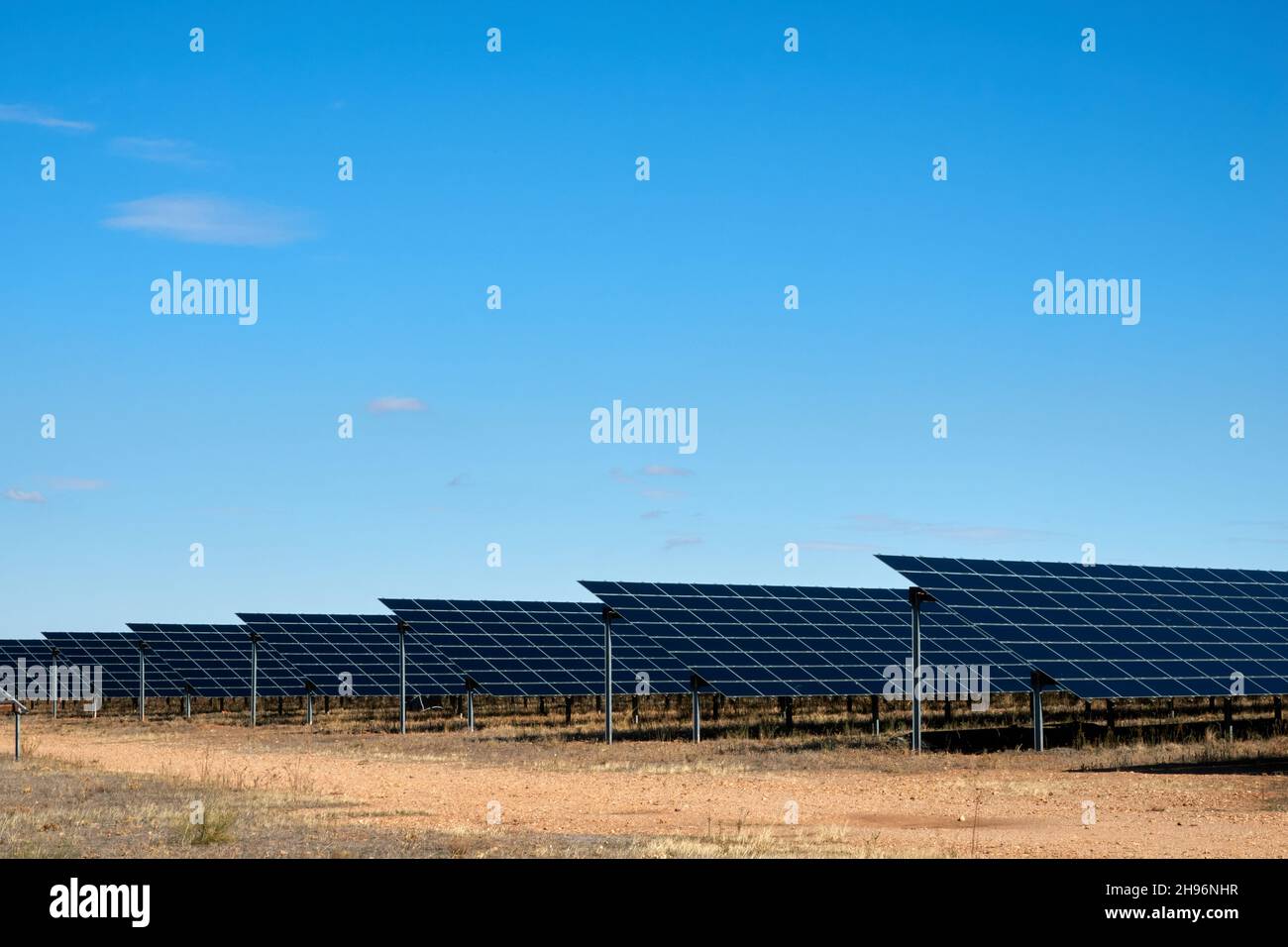 Solar power station in the field in Andalucia (Spain Stock Photo - Alamy