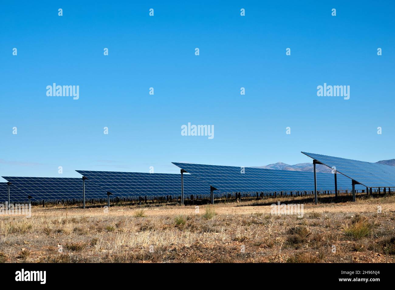 Solar power station in the field in Andalucia (Spain Stock Photo - Alamy
