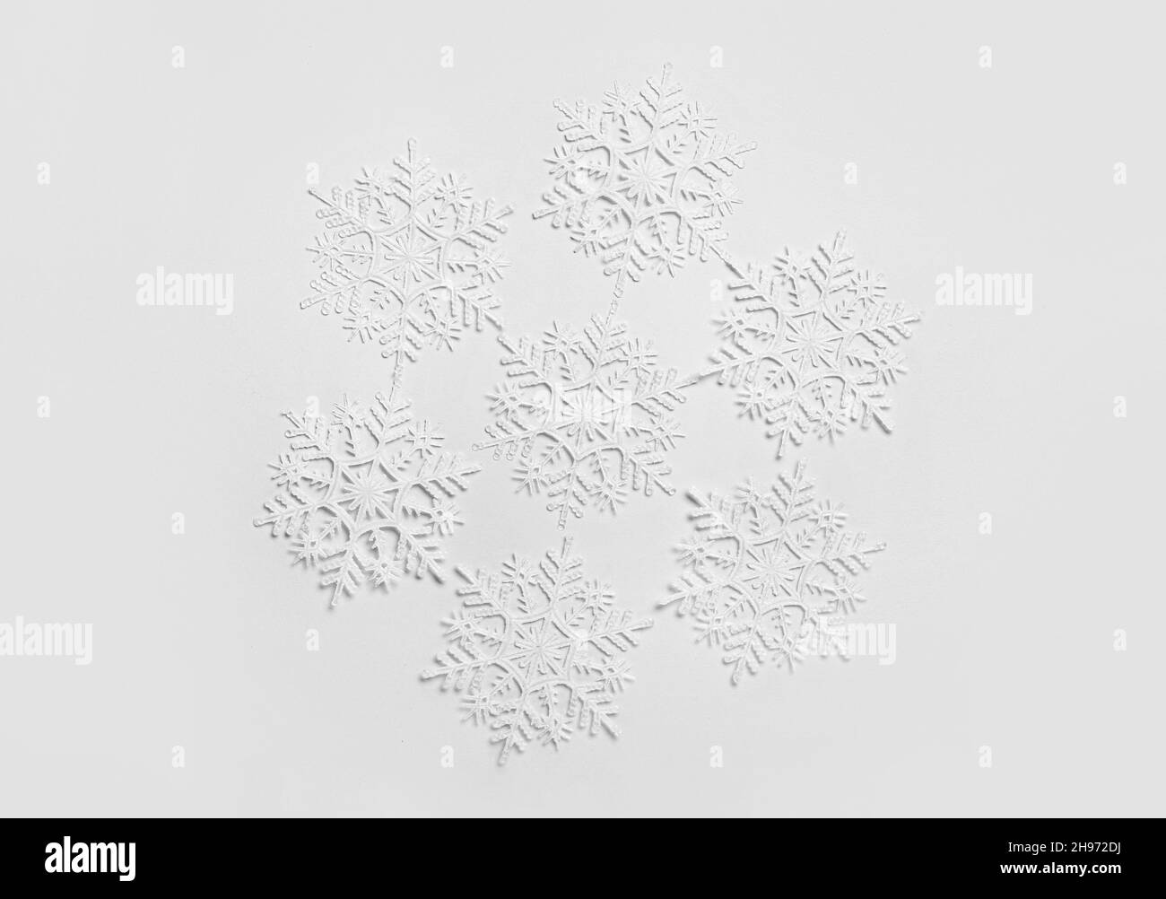 Many snowflakes Black and White Stock Photos & Images - Alamy
