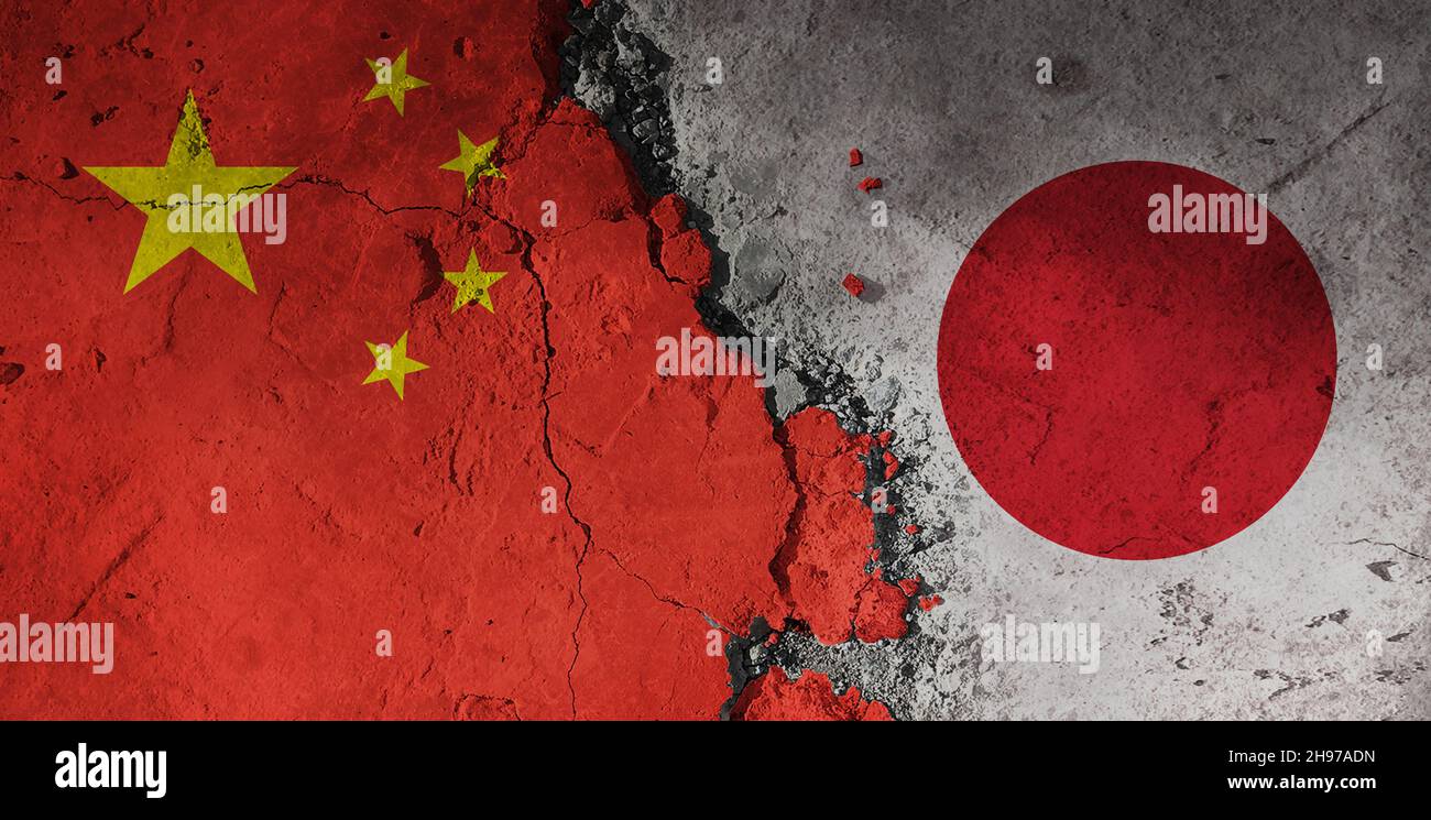 China Vs Japan Flag On A Rough Background Broken And Cracked Background Stock Photo Alamy China Vs Japan Flag On A Rough Background Broken And Cracked Background Stock Photo Alamy