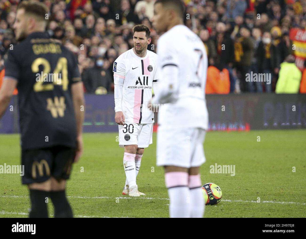 Lionel Messi of PSG during the French championship Ligue 1 football ...
