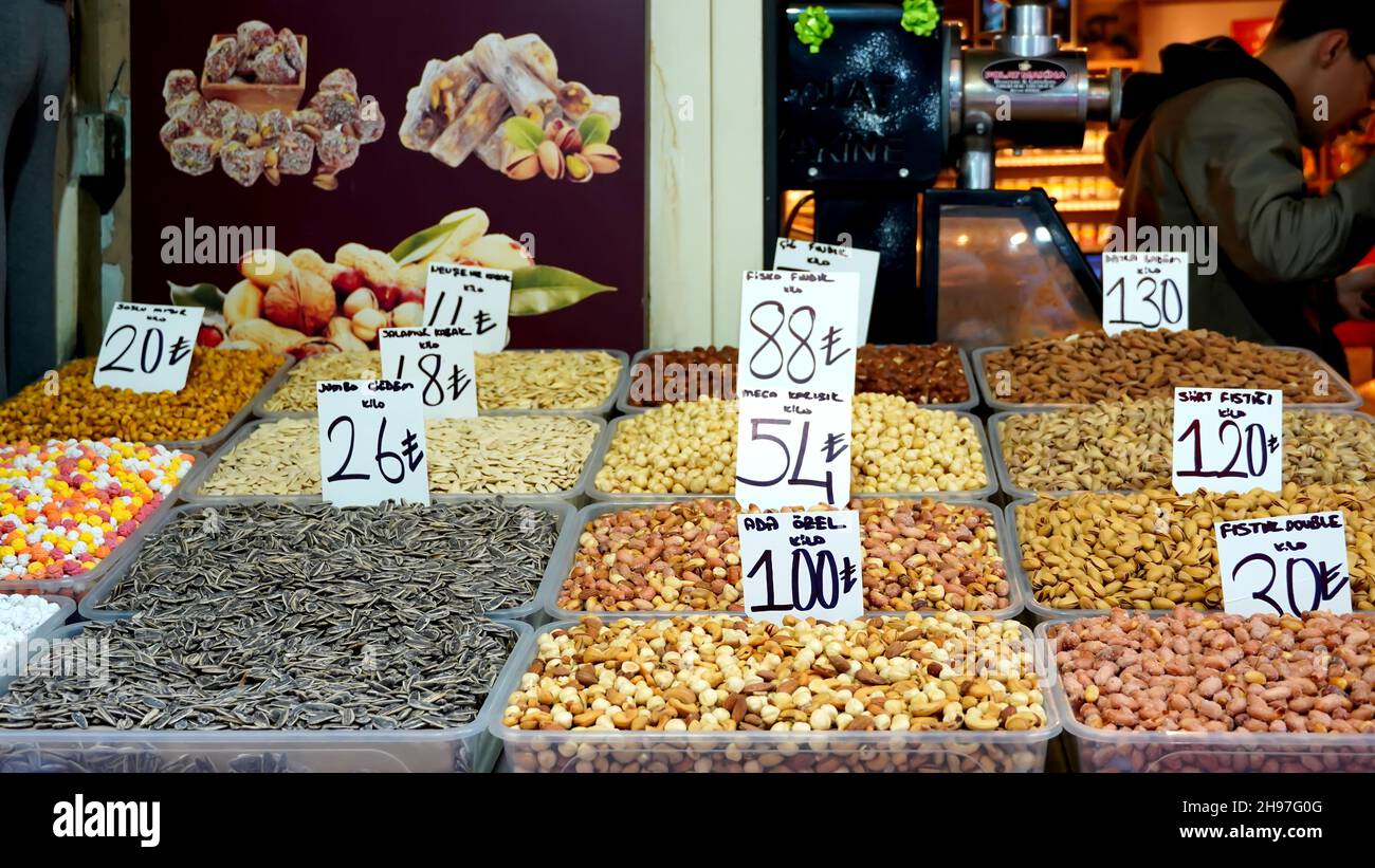 Izmir, Izmir, Turkey. 3rd Dec, 2021. Turkish Lira hit a new alltime