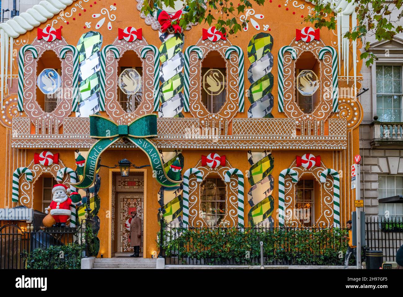 LONDON, UK DECEMBER 04, 2021 Famous private club Annabel’s in London