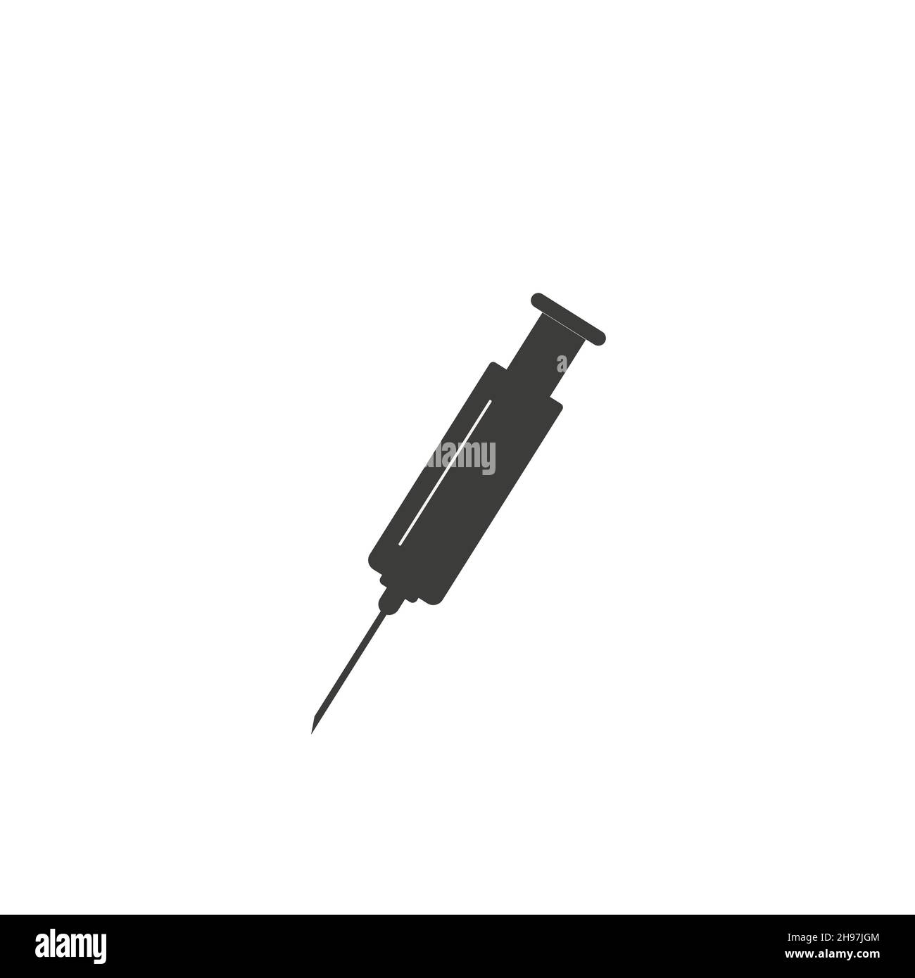 Syringe icon vector isolated on white background for your web and