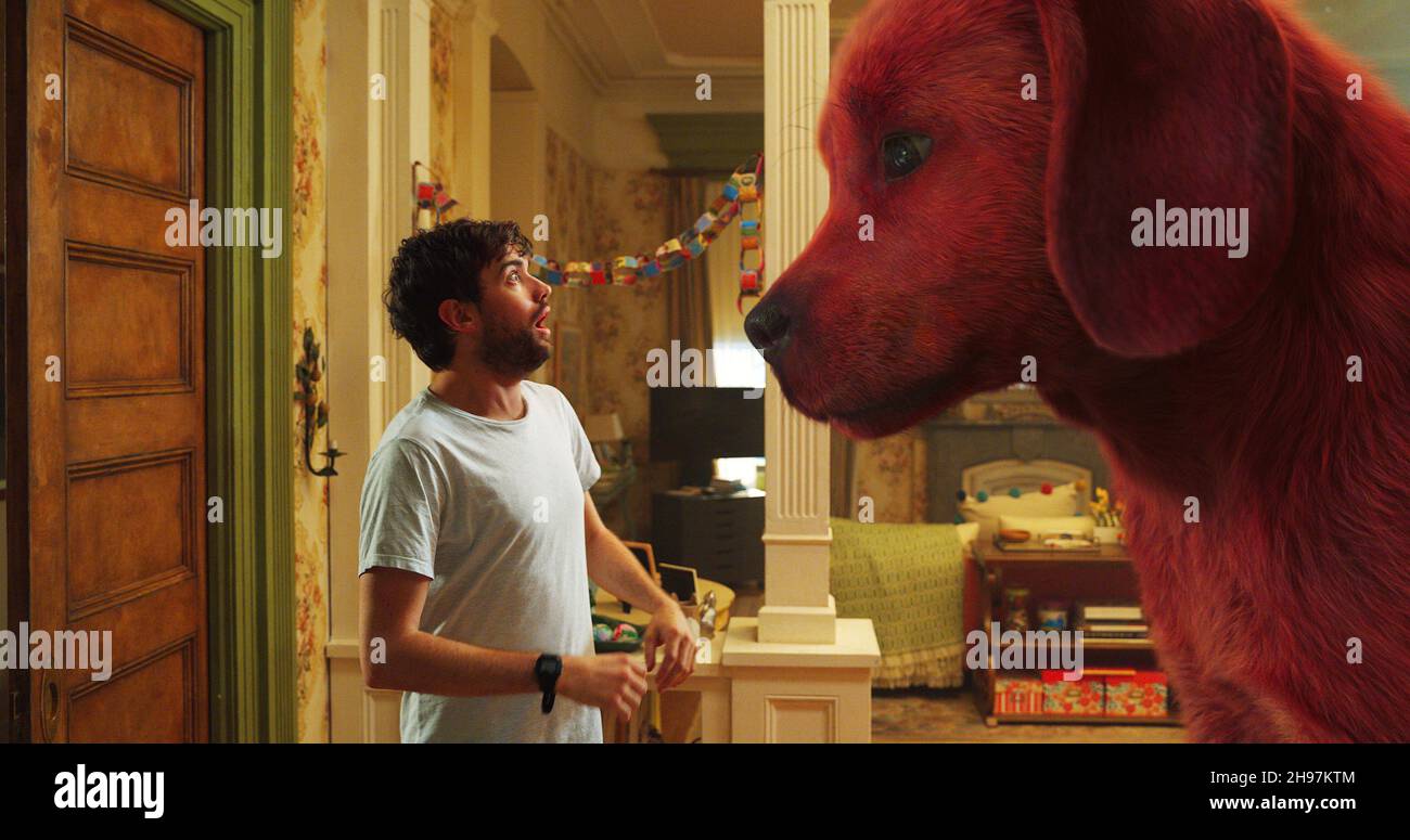 Clifford The Big Red Dog Jack Whitehall High Resolution Stock ...