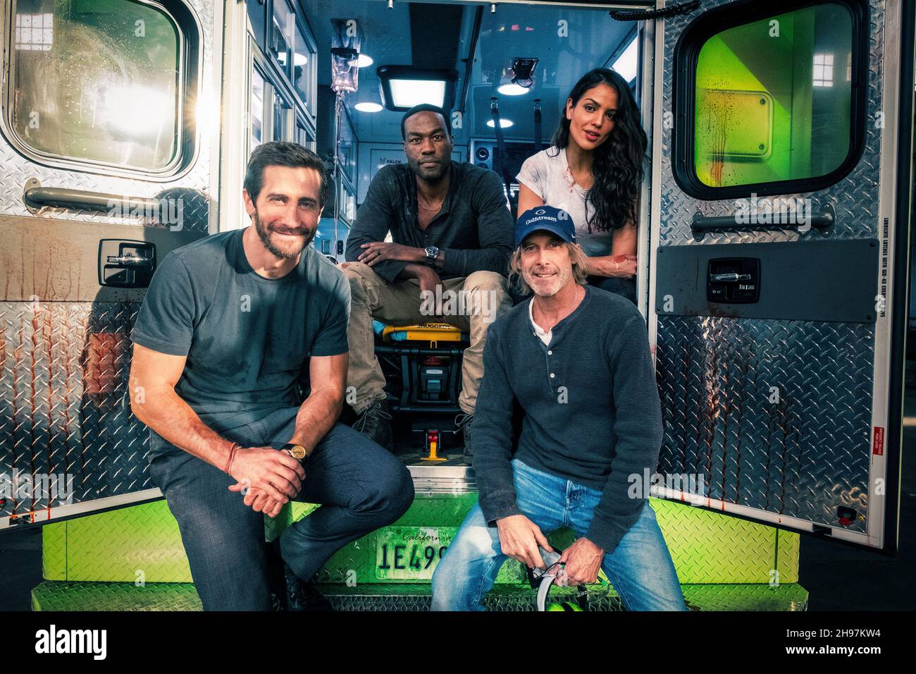MICHAEL BAY, JAKE GYLLENHAAL, EIZA GONZALEZ and YAHYA ABDULMATEEN II
