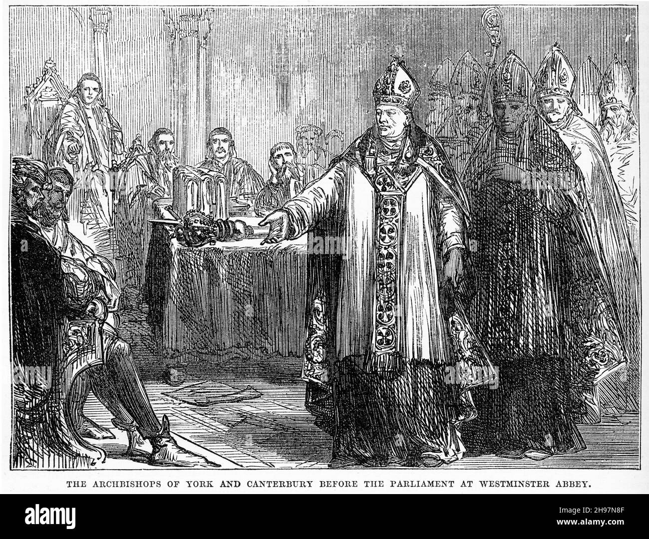 Archbishops Of Canterbury 16th Century Black And White Stock Photos ...