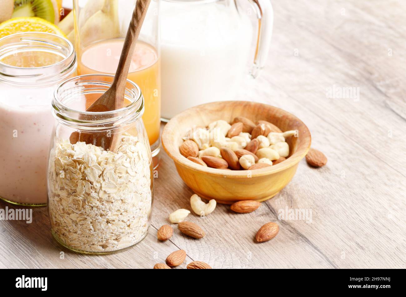 Yoghurt, fruit and nuts hires stock photography and images Alamy