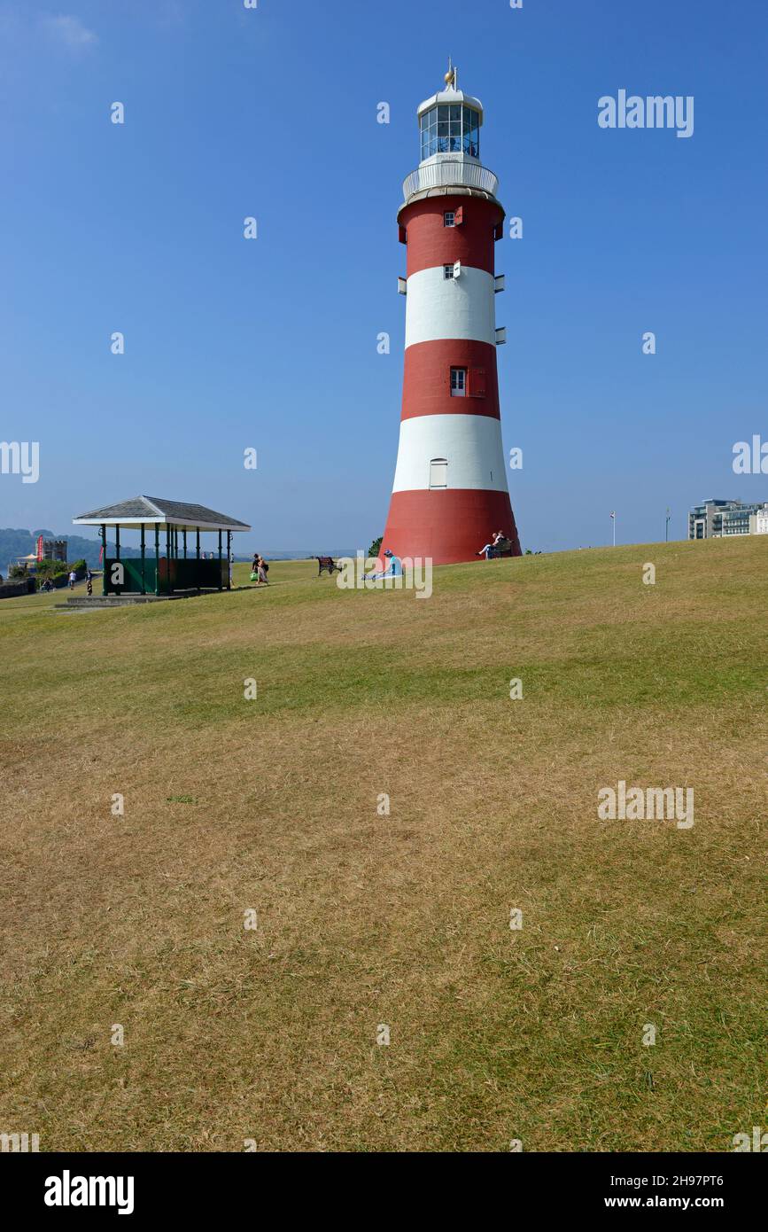Smeaton's tower on the Hoe in Plymouth, was originally the upper ...