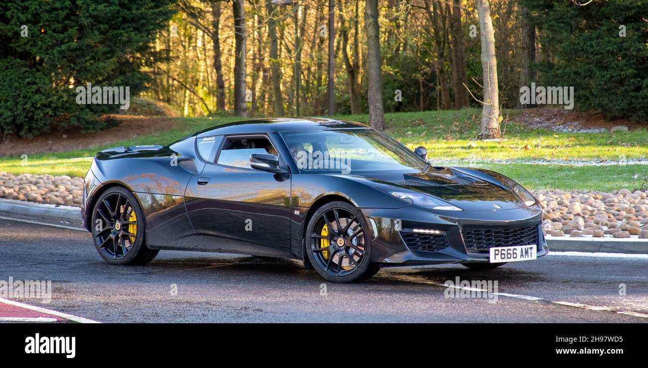 2016 black Lotus classic car Stock Photo