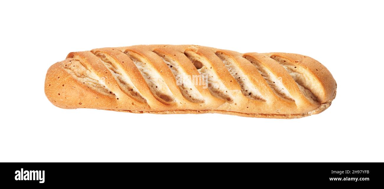 Loaf of bread isolated on a white background Stock Photo - Alamy