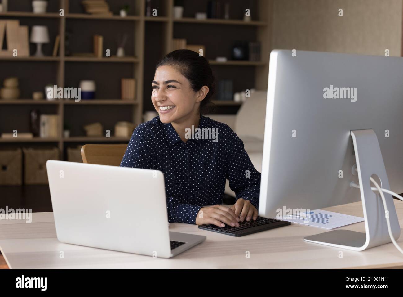 Indian employee hi-res stock photography and images - Alamy