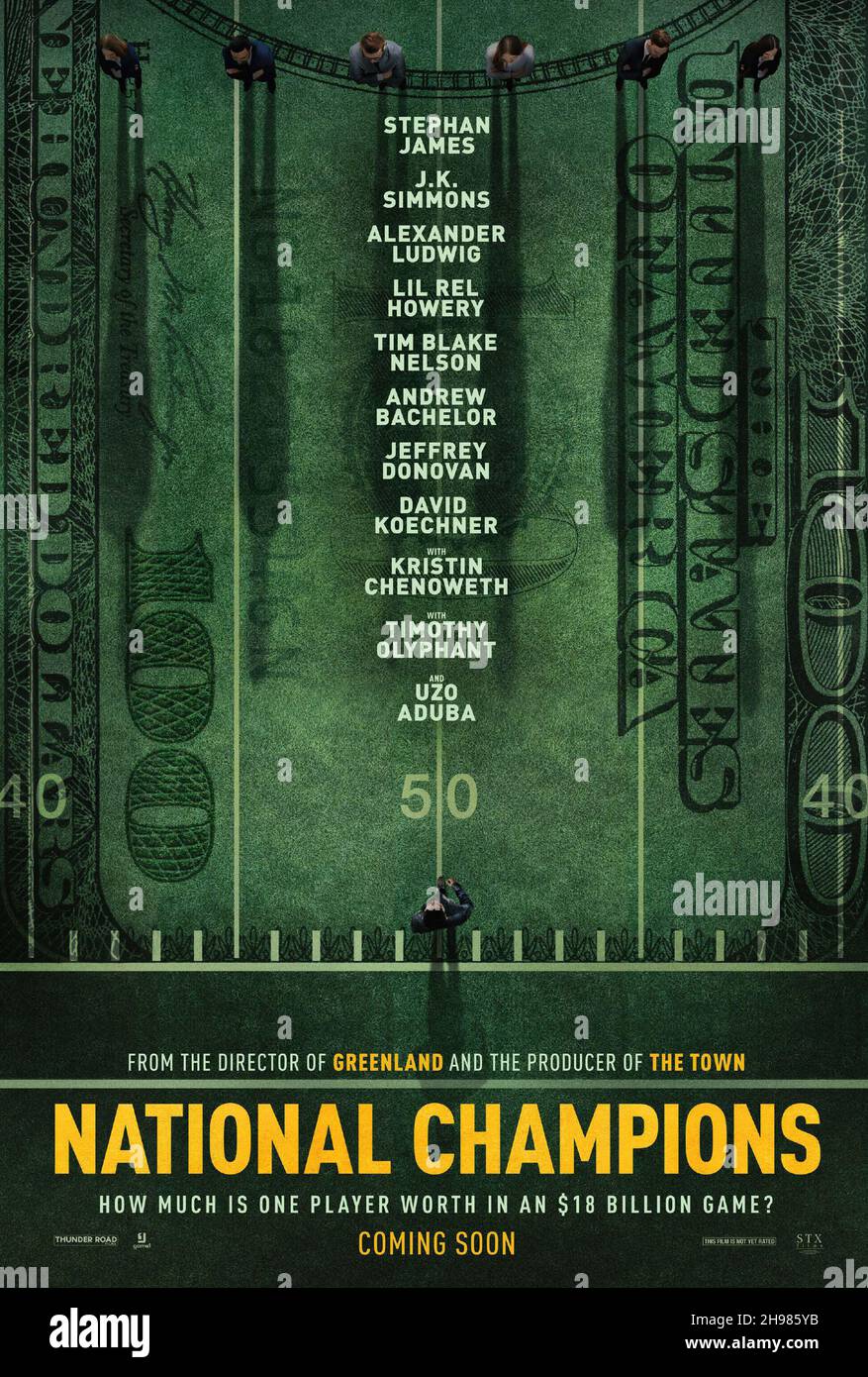 NATIONAL CHAMPIONS (2021), directed by RIC ROMAN WAUGH. Credit: Thunder Road Pictures / Album Stock Photo