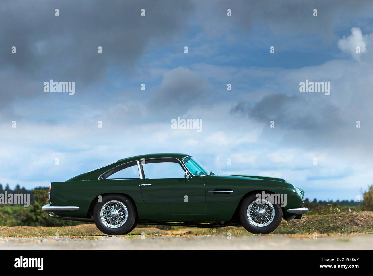 1961 Aston Martin DB4 GT previously owned by Donald Campbell. Stock Photo