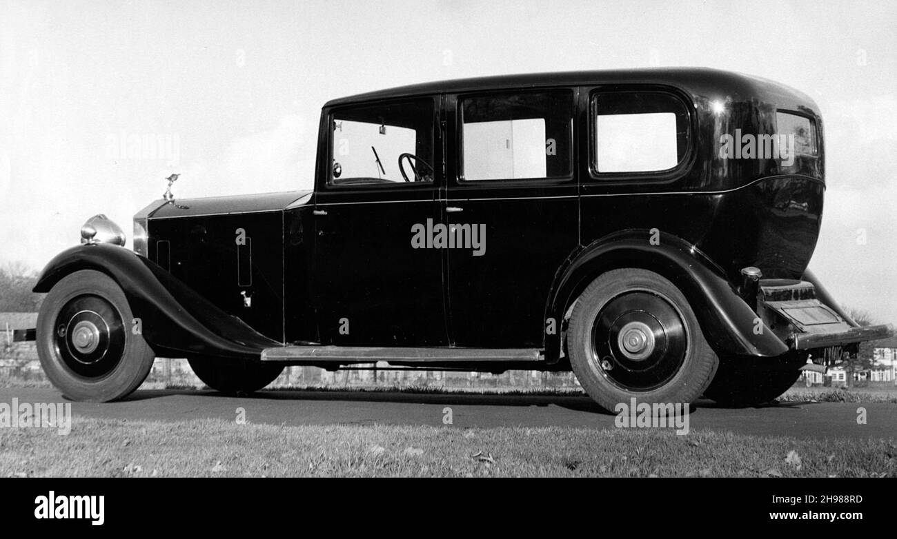 1934 Rolls-Royce 20/25 limousine with coachwork by Barker. Stock Photo