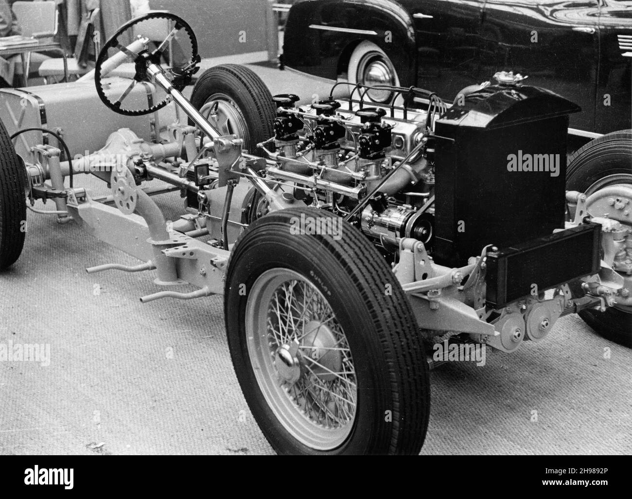 1953 Talbot Lago chassis. Stock Photo
