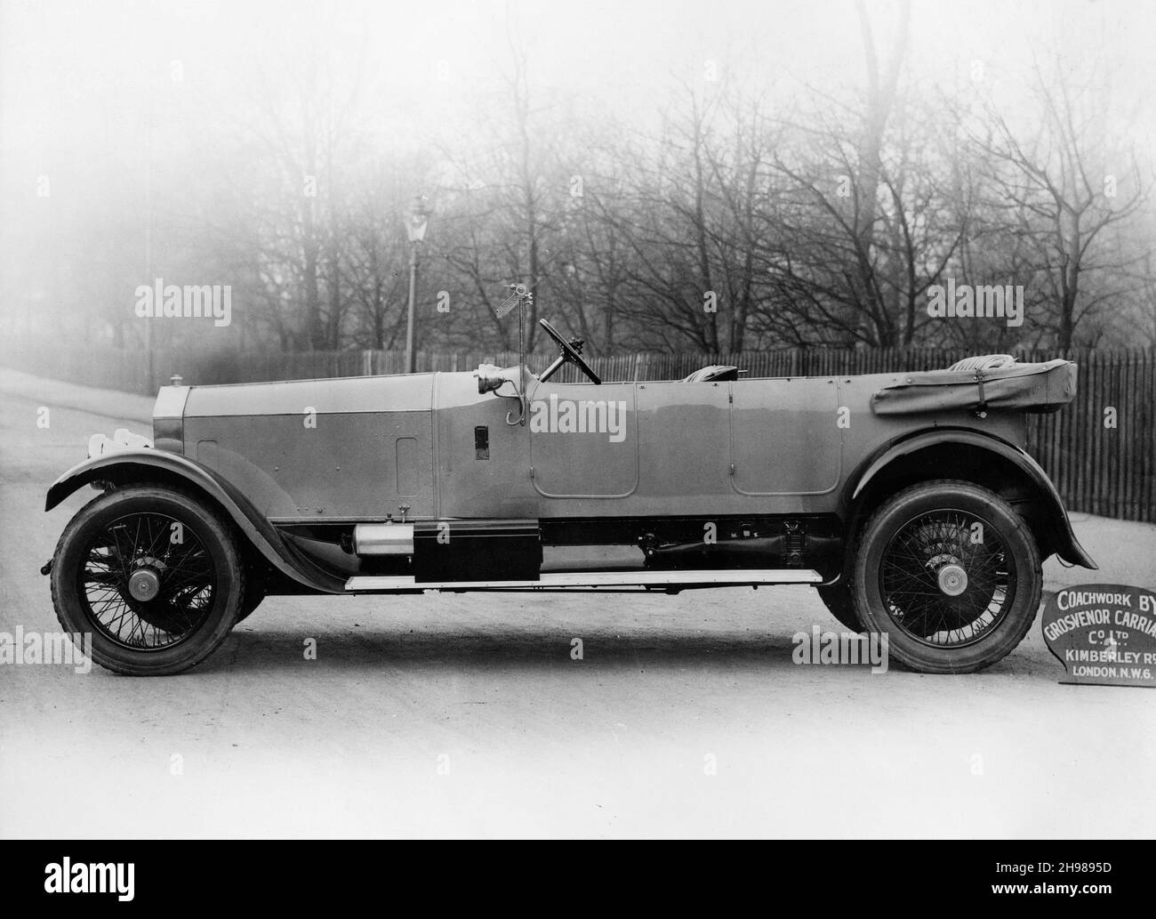 1922 Rolls-Royce 40/50 Silver Ghost with Grosvenor coachwork. Stock Photo