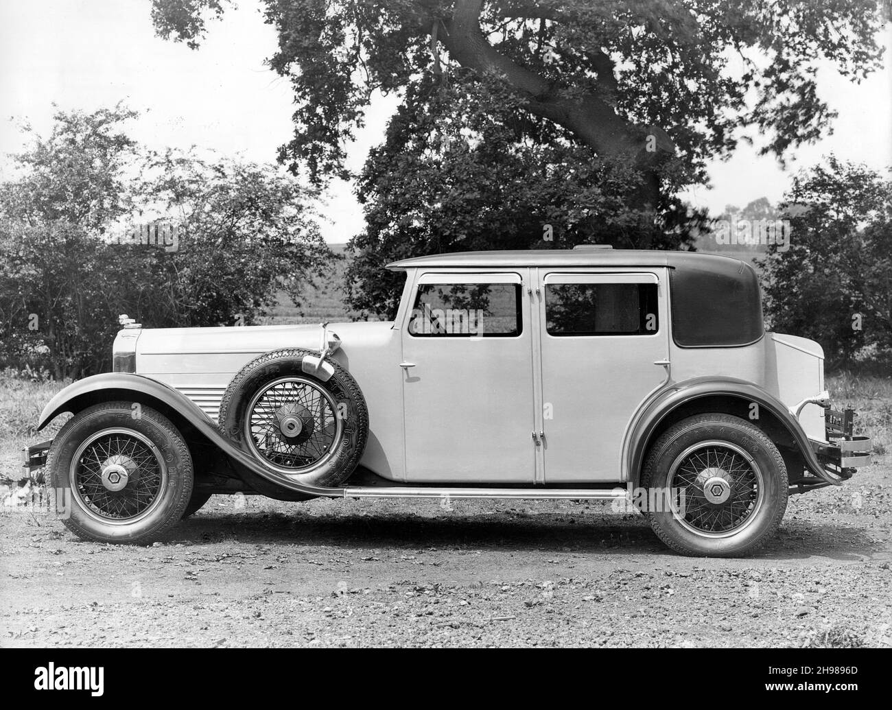 1929 Stutz Straight 8 saloon with coachwork by Weymann. Stock Photo