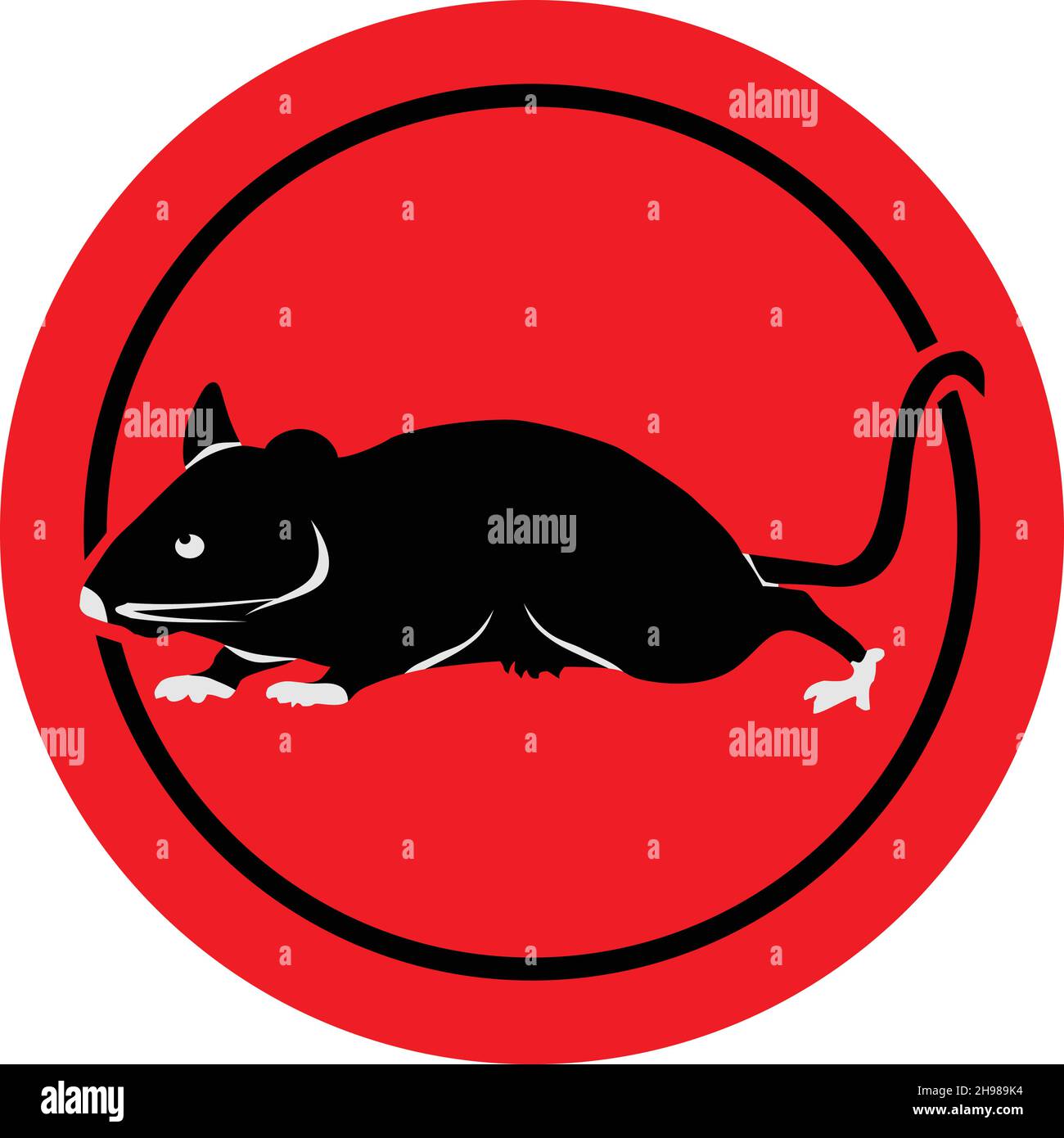 Rat Chinese Zodiac Shio Vector Stock Vector