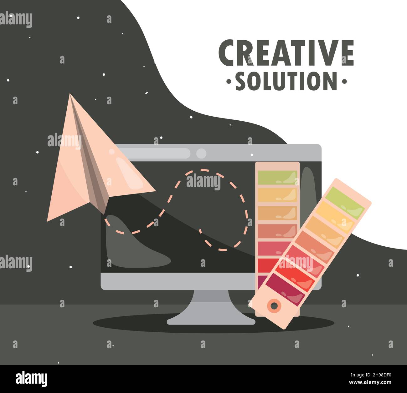 creative solution design Stock Vector Image & Art - Alamy
