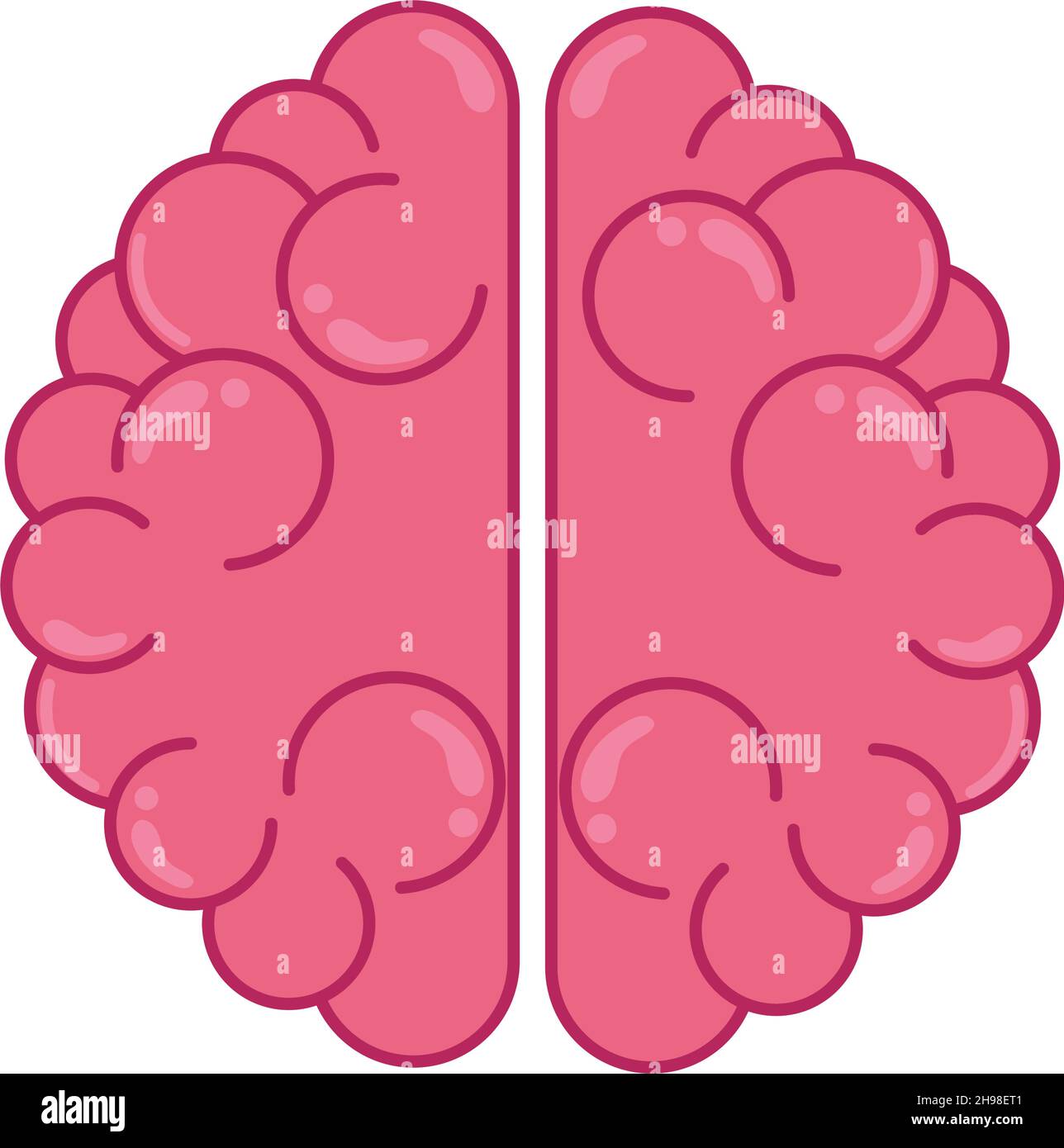 human brain icon Stock Vector Image & Art - Alamy