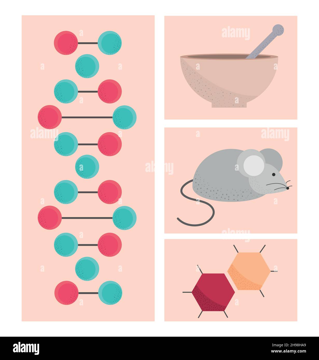 dna genetic icons Stock Vector Image & Art - Alamy