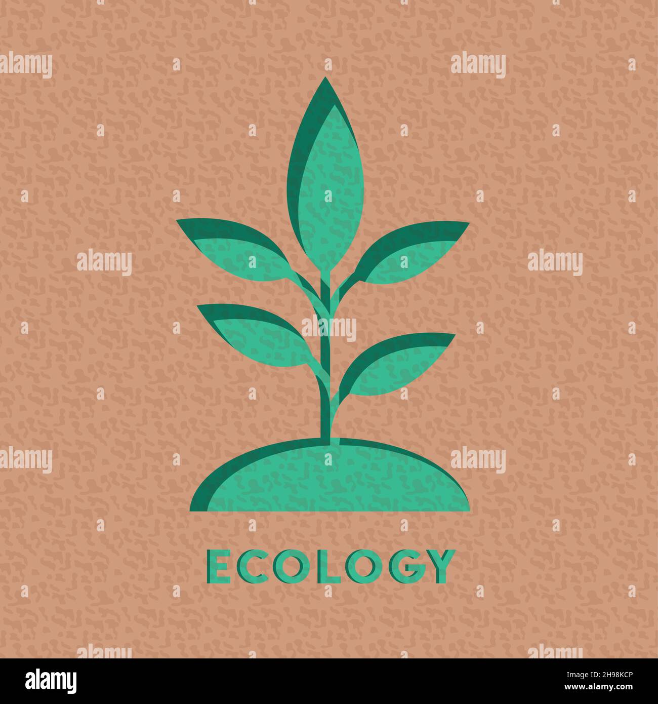 ecology plant on cork Stock Vector Image & Art - Alamy