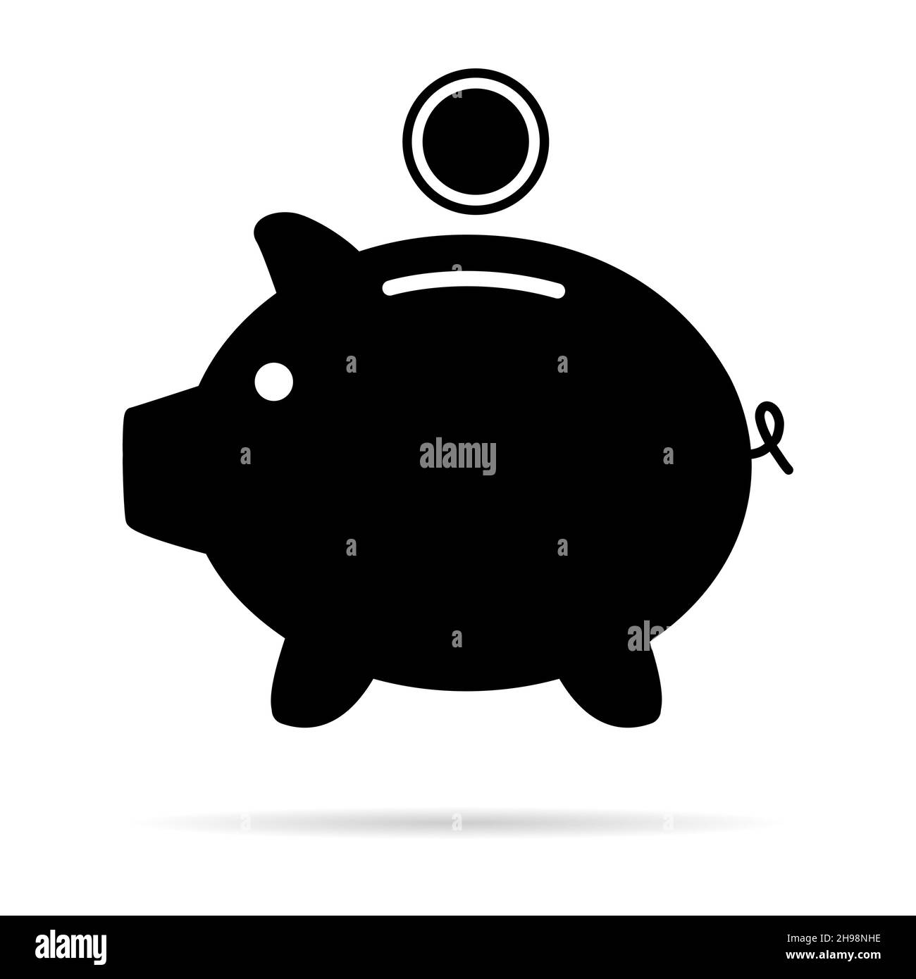 Empty Piggy Bank Icon