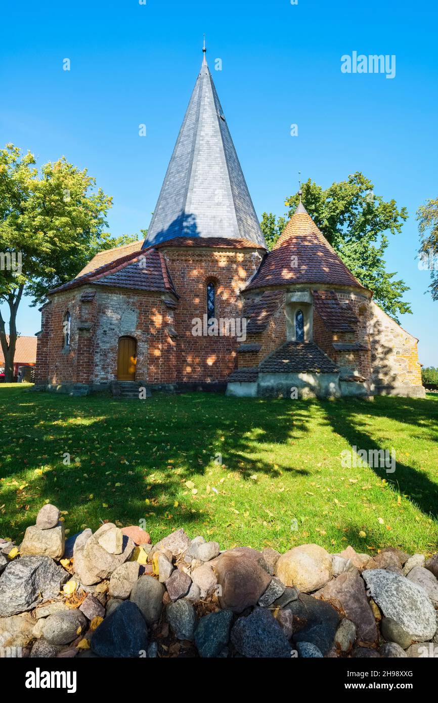 Church Ludorf, Südmüritz, Mecklenburg-Western Pomerania, Germany Stock Photo