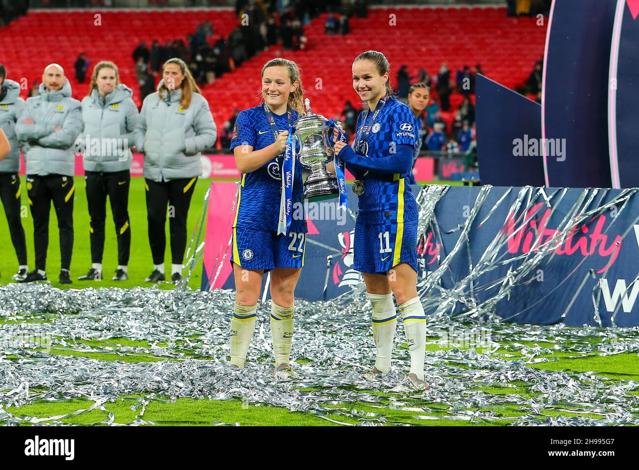 Wembley Stadium, London, UK. 5th Dec, 2021. Womens FA Cup final