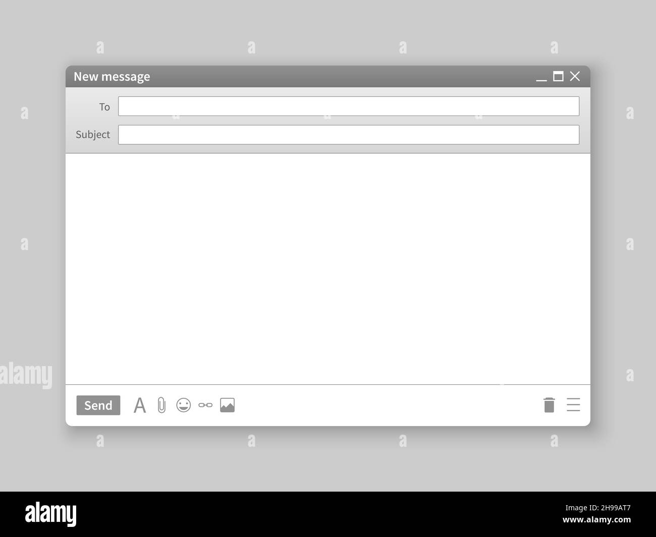 Email blank hires stock photography and images Alamy