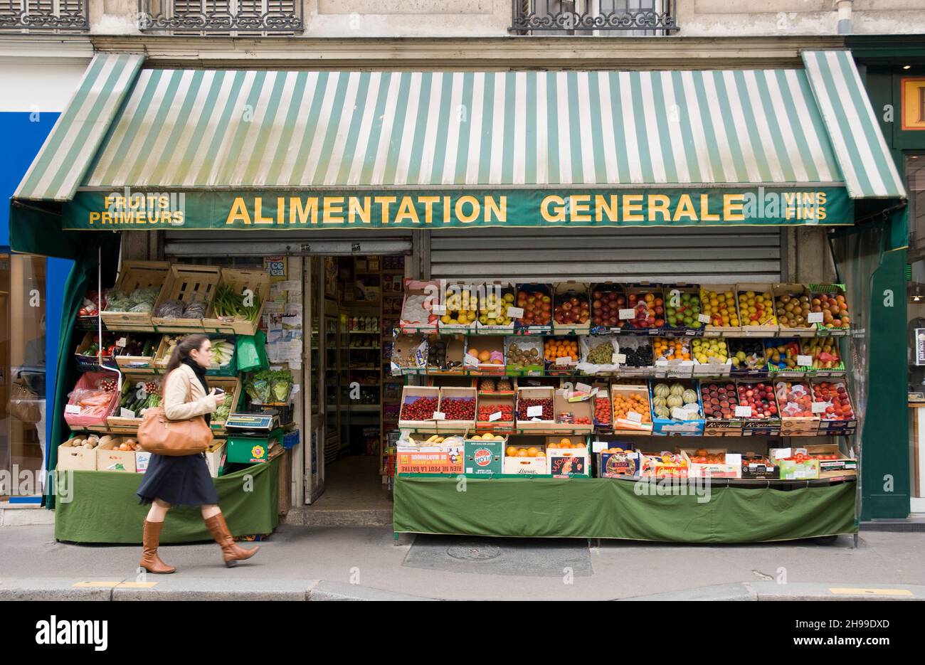 General Store in Paris France Stock Photo Alamy
