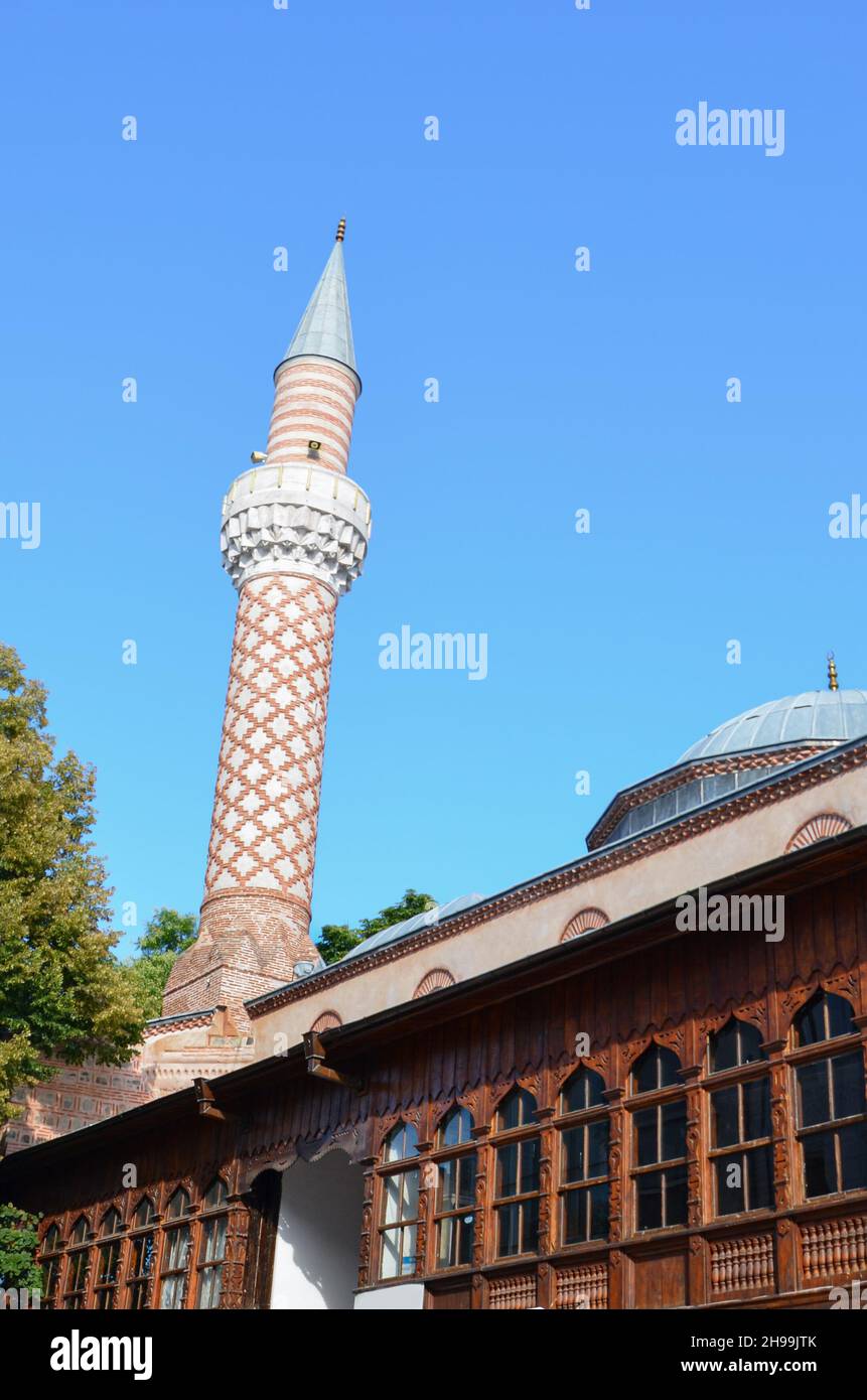 Dzhumaya Mosque in the center of Plovdiv, Bulgaria Stock Photo